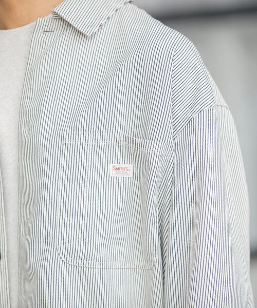 coen（コーエン）の「SMITH’S(スミス)別注レギュラーシャツ（シャツ/ブラウス・メンズ・ネイビー/ホワイト/ブラック・LARGE/SMALL/MEDIUM）」の16枚目の写真