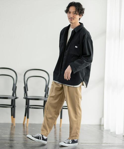 coen（コーエン）の「SMITH’S(スミス)別注レギュラーシャツ（シャツ/ブラウス・メンズ・ネイビー/ホワイト/ブラック・LARGE/SMALL/MEDIUM）」の18枚目の写真