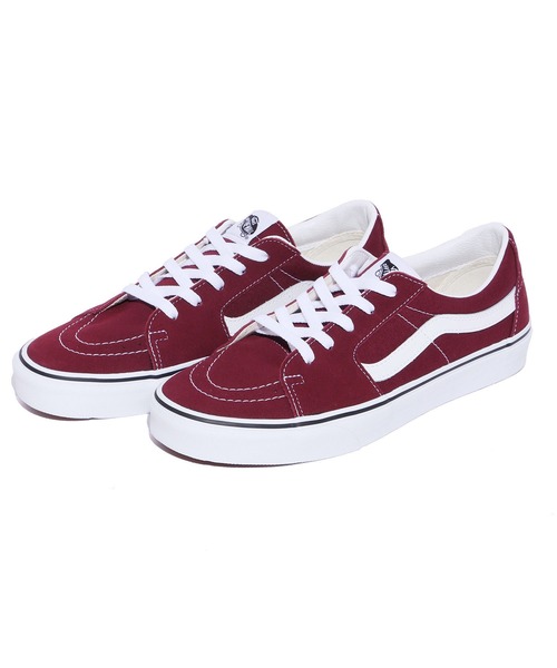 VANS（バンズ）の「VANS/ヴァンズ Sk8-Low スケハイ ローカット スニーカー ストリート 定番 スウェード キャンバス（スニーカー・メンズ・マルーン・8/10/9/8h/9h）」の12枚目の写真