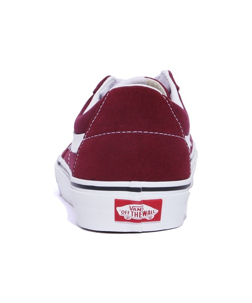 VANS（バンズ）の「VANS/ヴァンズ Sk8-Low スケハイ ローカット スニーカー ストリート 定番 スウェード キャンバス（スニーカー・メンズ・マルーン・8/10/9/8h/9h）」の4枚目の写真