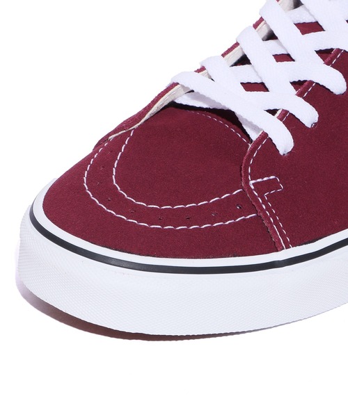 VANS（バンズ）の「VANS/ヴァンズ Sk8-Low スケハイ ローカット スニーカー ストリート 定番 スウェード キャンバス（スニーカー・メンズ・マルーン・8/10/9/8h/9h）」の5枚目の写真