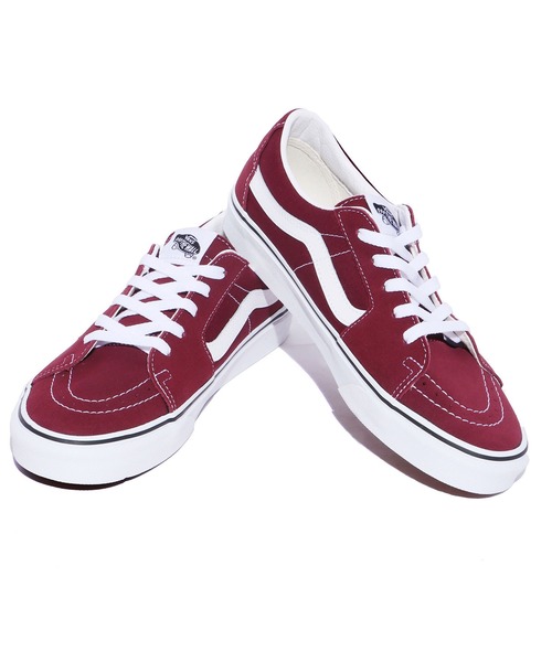 VANS（バンズ）の「VANS/ヴァンズ Sk8-Low スケハイ ローカット スニーカー ストリート 定番 スウェード キャンバス（スニーカー・メンズ・マルーン・8/10/9/8h/9h）」の20枚目の写真