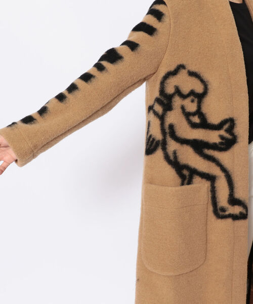 ottod'Ame(オットダム)の「ottod'Ame/オットダム/COAT エンジェル(ノーカラーコート・レディース・ベージュ・42)」の8枚目の写真