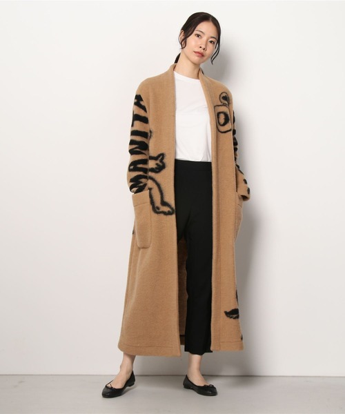 ottod'Ame(オットダム)の「ottod'Ame/オットダム/COAT エンジェル(ノーカラーコート・レディース・ベージュ・42)」の13枚目の写真