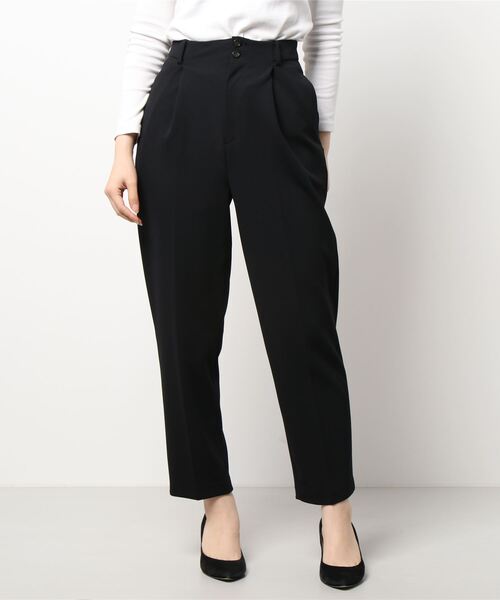 TITE IN THE STORE（ティテ　インザ　ストア）の「ハイウエストテーパードパンツ（その他パンツ・レディース・ブラック/グリーン/オレンジ・36）」の6枚目の写真