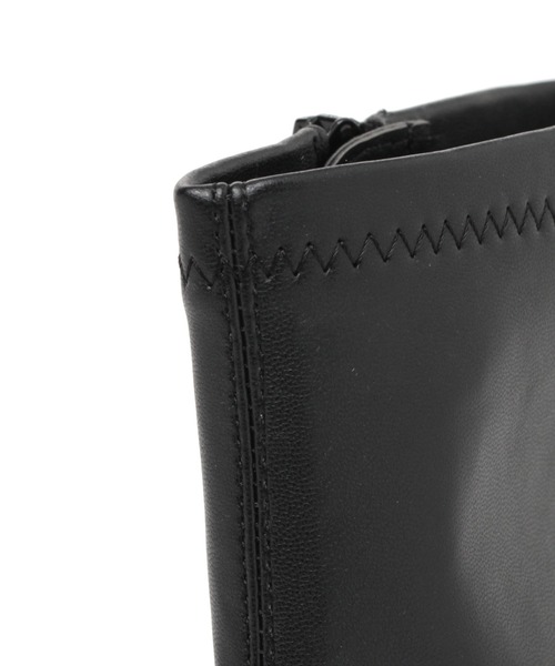 LAKOLE（ラコレ）の「スクエアトゥソフトショートブーツ / 228576（ブーツ・レディース・ブラック/モカ/イエロー系/オフホワイト・MEDIUM/LARGE）」の14枚目の写真