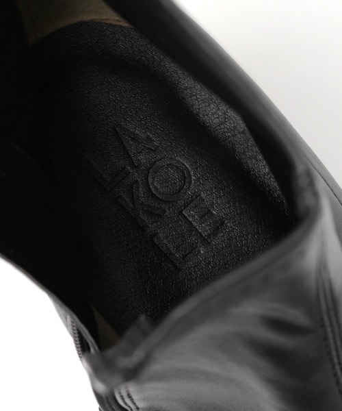 LAKOLE（ラコレ）の「スクエアトゥソフトショートブーツ / 228576（ブーツ・レディース・ブラック/モカ/イエロー系/オフホワイト・MEDIUM/LARGE）」の20枚目の写真