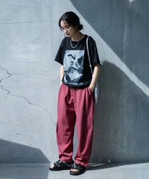 antiqua（アンティカ）の「ストレッチ テーパードパンツ（その他パンツ）」