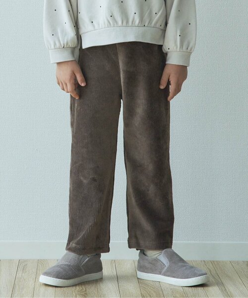 apres les cours(アプレレクール)の「カットコール/7days Style pants 9分丈(その他パンツ・キッズ・ベージュ/ブラウン/アイボリー・90/100/80/110/120/130)」の1枚目の写真