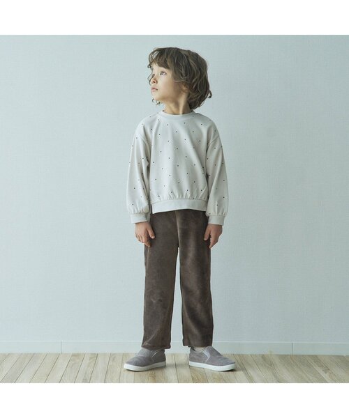 apres les cours(アプレレクール)の「カットコール/7days Style pants 9分丈(その他パンツ・キッズ・ベージュ/ブラウン/アイボリー・90/100/80/110/120/130)」の6枚目の写真