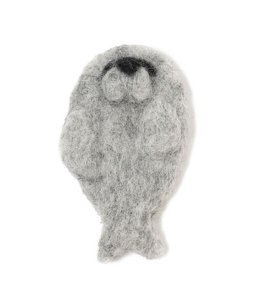 BEAMS BOY（ビームスボーイ）の「EARTH MADE HOME / Animal Brooch（ブローチ/コサージュ・レディース・ブラウン/グレー/イエロー/グリーン・ONE SIZE）」の2枚目の写真