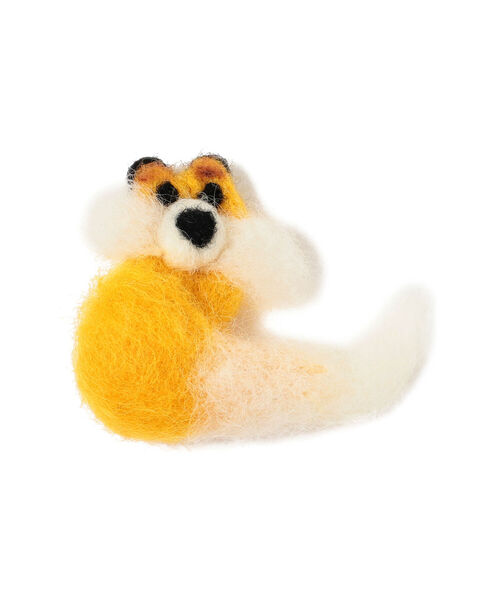 BEAMS BOY（ビームスボーイ）の「EARTH MADE HOME / Animal Brooch（ブローチ/コサージュ・レディース・ブラウン/グレー/イエロー/グリーン・ONE SIZE）」の4枚目の写真