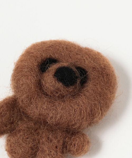 BEAMS BOY（ビームスボーイ）の「EARTH MADE HOME / Animal Brooch（ブローチ/コサージュ・レディース・ブラウン/グレー/イエロー/グリーン・ONE SIZE）」の10枚目の写真