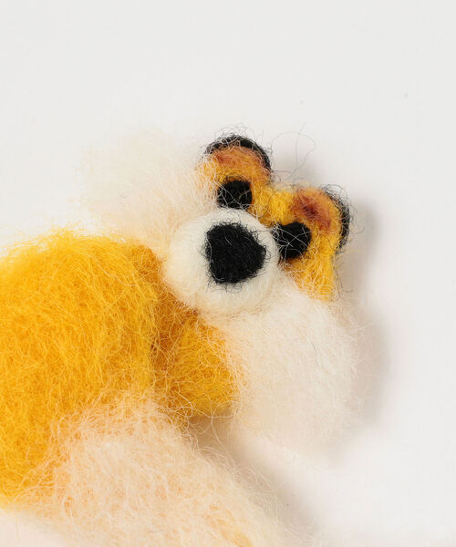 BEAMS BOY（ビームスボーイ）の「EARTH MADE HOME / Animal Brooch（ブローチ/コサージュ・レディース・ブラウン/グレー/イエロー/グリーン・ONE SIZE）」の6枚目の写真