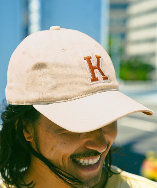 KRIFF MAYER（クリフメイヤー）の「【KRIFF MAYER（クリフメイヤー）】別注ワンポイントキャップ（キャップ・メンズ・ブラック/グレー/ブラウン/ナチュラル・FREE）」の4枚目の写真