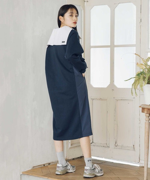 MILKFED.(ミルクフェド)の「SAILOR COLLAR TOP(Tシャツ/カットソー・レディース・ホワイト/ブラック/グリーン・ONE SIZE)」の9枚目の写真