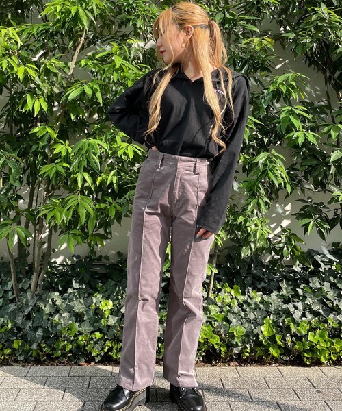 MILKFED.(ミルクフェド)の「SAILOR COLLAR TOP(Tシャツ/カットソー・レディース・ホワイト/ブラック/グリーン・ONE SIZE)」の11枚目の写真
