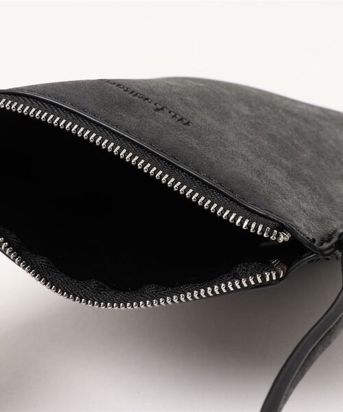 m.f.editorial（エムエフエディトリアル）の「エムエフエディトリアルメンズ/m.f.editorial：MEN ヌバック調 サコッシュ（ショルダーバッグ・メンズ・ブラック/ベージュ・FREE）」の4枚目の写真