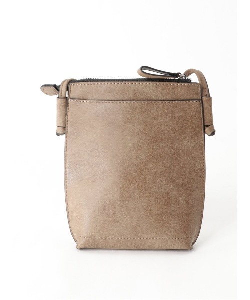 m.f.editorial（エムエフエディトリアル）の「エムエフエディトリアルメンズ/m.f.editorial：MEN ヌバック調 サコッシュ（ショルダーバッグ・メンズ・ブラック/ベージュ・FREE）」の9枚目の写真
