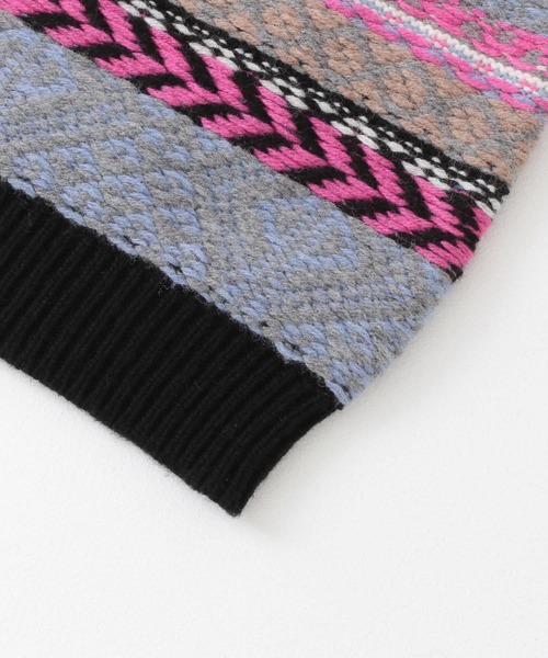 URBAN RESEARCH（アーバンリサーチ）の「GOODBETTERBEST　ノルディックニット（ニット/セーター・メンズ・ブルー/ピンク・ONE）」の18枚目の写真