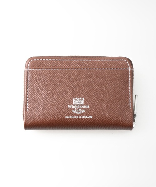 White House Cox】MINI ZIP PURSE / LONDONCALF × BRIDLE（財布