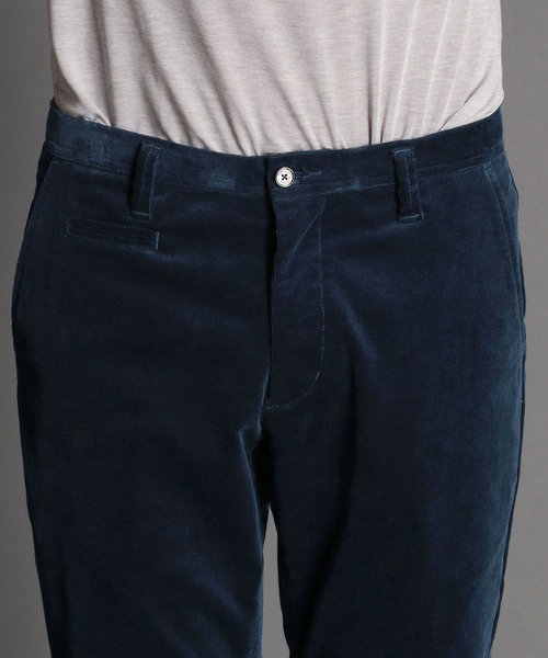 MONSIEUR NICOLE（ムッシュニコル）の「ストレッチコーデュロイ テーパードパンツ（その他パンツ・メンズ・ブルー/ブラック/ホワイト・LARGE/SMALL/X-LARGE/MEDIUM）」の8枚目の写真