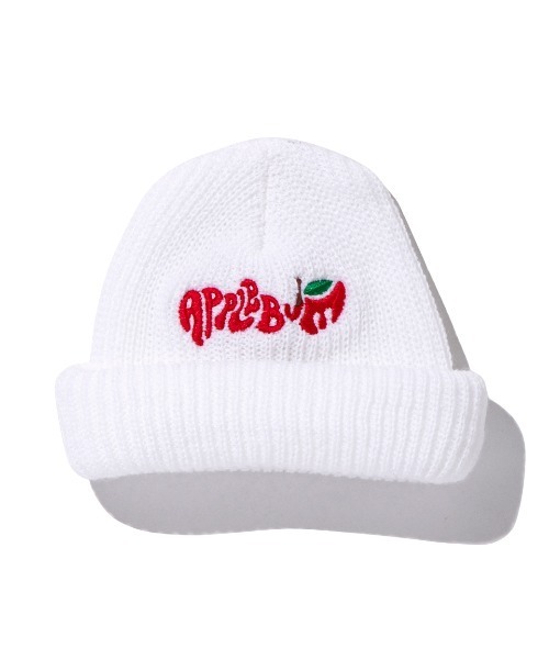 APPLEBUM（アップルバム）の「"Apple Logo" Knit Cap（ニットキャップ/ビーニー・メンズ・ホワイト/ブラック/オレンジ・FREE）」の12枚目の写真