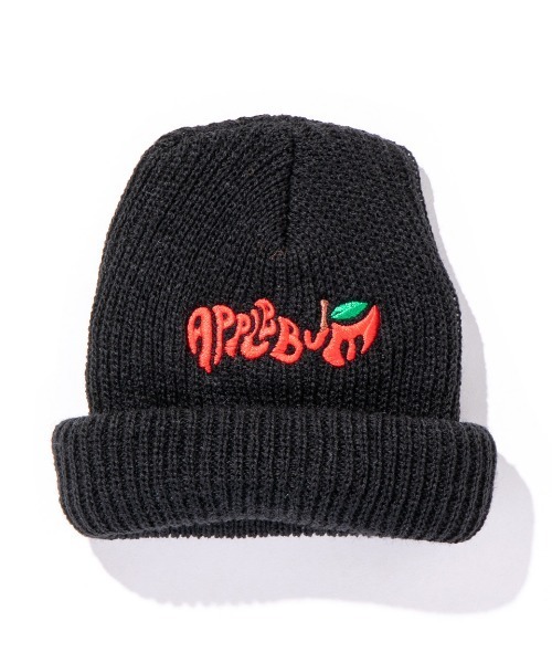 APPLEBUM（アップルバム）の「"Apple Logo" Knit Cap（ニットキャップ/ビーニー・メンズ・ホワイト/ブラック/オレンジ・FREE）」の10枚目の写真