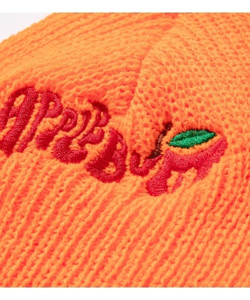 APPLEBUM（アップルバム）の「"Apple Logo" Knit Cap（ニットキャップ/ビーニー・メンズ・ホワイト/ブラック/オレンジ・FREE）」の5枚目の写真