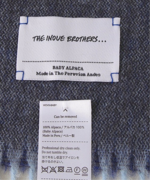 THE INOUEBROTHERS / ザ イノウエブラザーズ】CAMO BURSHED SCARF