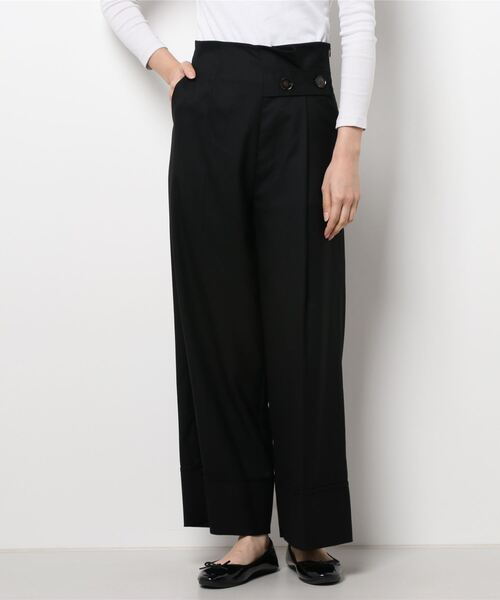 Lui's(ルイス)の「ボタンディテールワイドパンツ(その他パンツ・レディース・ブラック/ダークグリーン/パープル・FREE)」の11枚目の写真