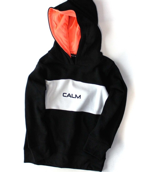 THE CASUAL（カジュアル）の「裏起毛ライン切り替えプルオーバーパーカー キッズ（パーカー・キッズ・ブラック系/ベージュ/ベージュ系/ブラック系1/オフホワイト/ブラック系2/杢グレー/グレー系/ブラック・110cm/120cm/130cm/150cm/160cm/140cm）」の15枚目の写真