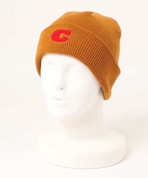 SPINNS（スピンズ）の「Cワッペンニット帽（ニットキャップ/ビーニー・メンズ・ブラック×ホワイト/ホワイト×グリーン/ブラウン/グリーン/ブルー・ONESIZE）」の19枚目の写真