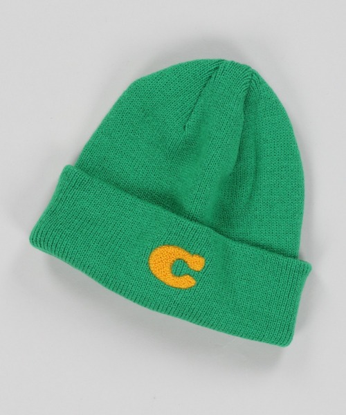 SPINNS（スピンズ）の「Cワッペンニット帽（ニットキャップ/ビーニー・メンズ・ブラック×ホワイト/ホワイト×グリーン/ブラウン/グリーン/ブルー・ONESIZE）」の13枚目の写真