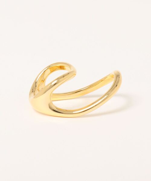 mou（モウ）の「変形ダブルフィンガー艶リング（リング・レディース・シルバー/ゴールド・FREE）」の5枚目の写真