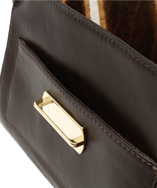 OUTLET（アウトレット）の「【Chez toi】VIA.RポニーハラコショルダーⅡ（ショルダーバッグ・レディース・ブラウン系その他・FREE）」の8枚目の写真
