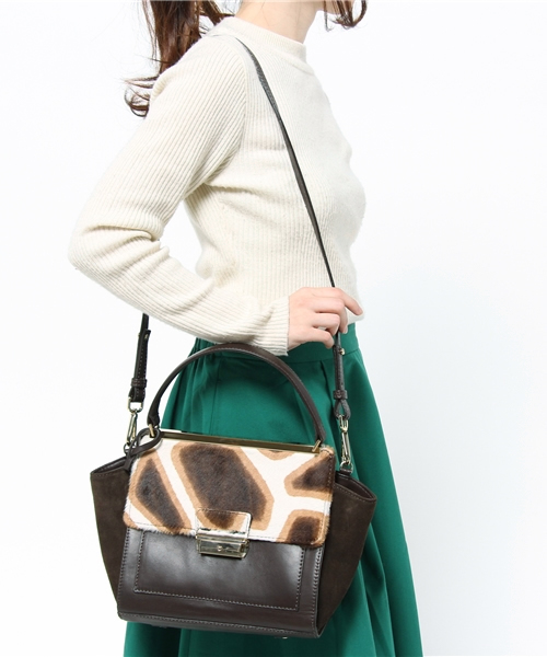 OUTLET（アウトレット）の「【Chez toi】VIA.RポニーハラコショルダーⅡ（ショルダーバッグ・レディース・ブラウン系その他・FREE）」の12枚目の写真