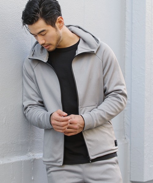 LIL VENDARS（リルヴェンダース）の「電熱テックスウェットパーカー（パーカー・メンズ・ブラック/グレー/チャコール/オリーブ/ネイビー・S/M/L/XL）」の21枚目の写真