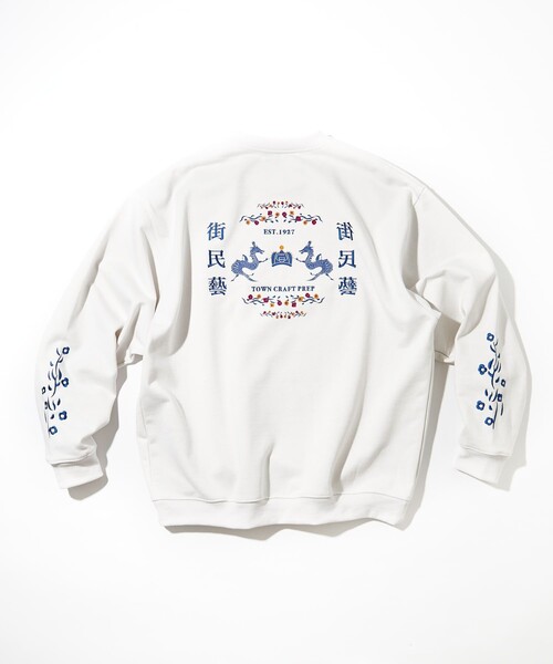 TOWNCRAFT(タウンクラフト)の「Towncraft PREP/タウンクラフトプレップ MACHIMINGEI&DRAGON CREWNECK SWEAT/マチミンゲイ&ドラゴン クルーネック スウェット(Tシャツ/カットソー・メンズ・グリーン/ブラック/ホワイト・MEDIUM/LARGE)」の18枚目の写真