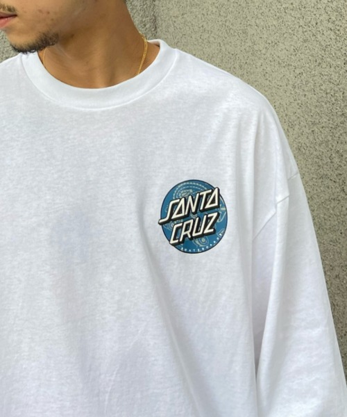 SANTA CRUZ(サンタクルーズ)の「【ムラサキスポーツ別注】SANTACRUZ/サンタクルーズ スクリーミングハンド バックプリントロンT 502221403(Tシャツ/カットソー・メンズ・ホワイト/ブラック/グレー・XL/L/M)」の11枚目の写真