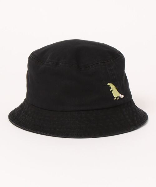 無（ム）の「KIDsウォッシュコットンコミカルアニマルバケットハット（ハット・キッズ・カーキ/ピンク/アイボリー/ブルー系その他/ベージュ/ブラック・FREE）」の3枚目の写真