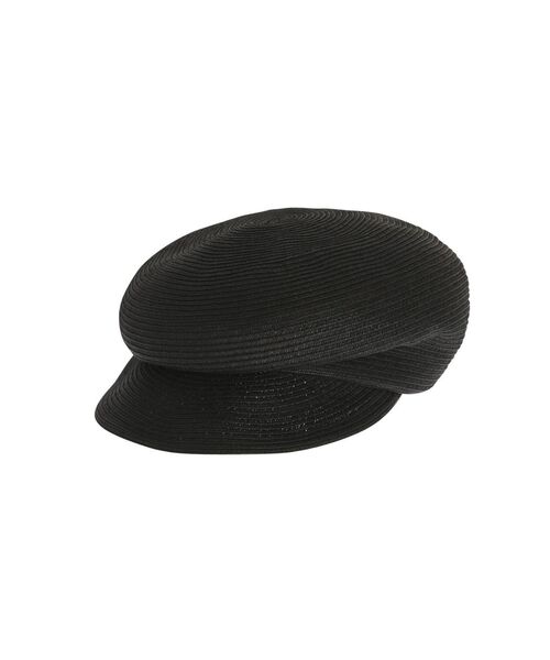 MERCURYDUO（マーキュリーデュオ）の「ペーパーキャスケット（キャスケット・レディース・ブラック/ベージュ・FREE）」の2枚目の写真