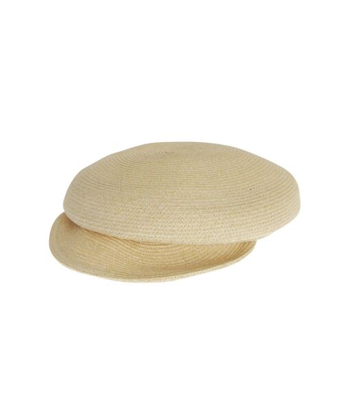 MERCURYDUO（マーキュリーデュオ）の「ペーパーキャスケット（キャスケット・レディース・ブラック/ベージュ・FREE）」の3枚目の写真