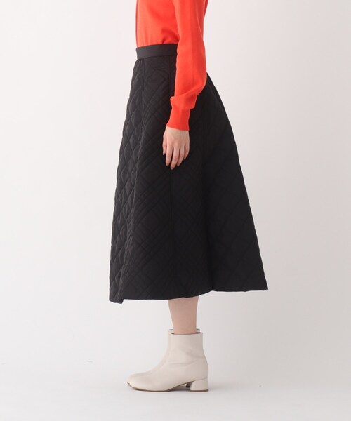 AG by aquagirl（エージーバイアクアガール）の「◆ダイヤモンドキルティングフレアスカート【WEB限定カラー・サイズ】（スカート・レディース・ホワイト系/ライトグレー系7/ブラック・40/36/38）」の8枚目の写真