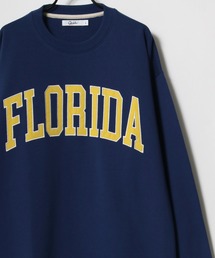 MICHIGAN/FLORIDA 別注 オーバーサイズ カレッジロゴ ワッペン刺繍 スウェット レディース メンズ トレーナー