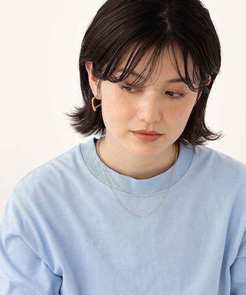 JUICY ROCK（ジューシーロック）の「ハートフォルムフープピアス（ピアス（両耳用）・レディース・ゴールド/シルバー・ONE SIZE）」の4枚目の写真