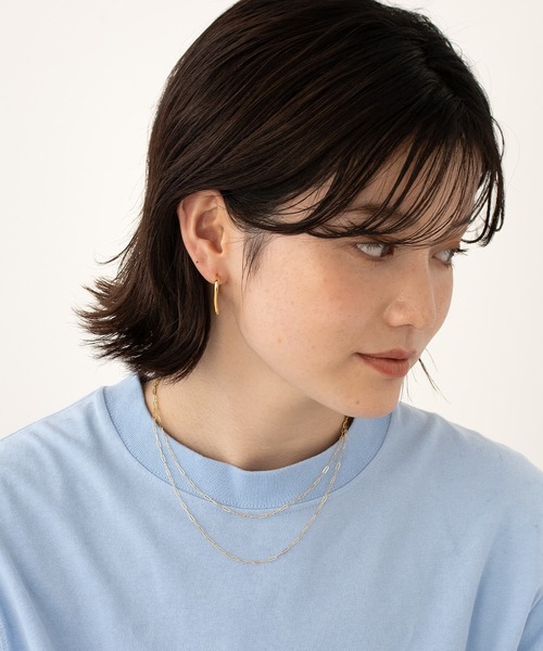 JUICY ROCK（ジューシーロック）の「ハートフォルムフープピアス（ピアス（両耳用）・レディース・ゴールド/シルバー・ONE SIZE）」の6枚目の写真