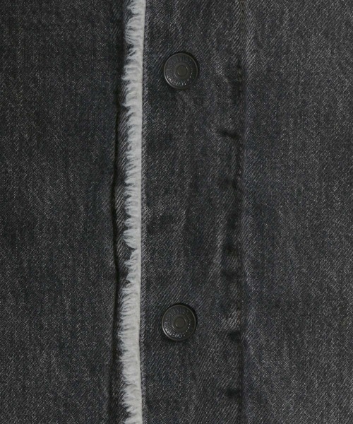 Levi's（リーバイス）の「Levi's /リーバイス PREMIUM TYPE3 デニムトラッカーシェルパジャケット/裏ボアＧジャン（デニムジャケット・メンズ・ブラック/ブルー・S/M/L）」の3枚目の写真