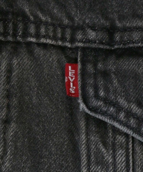 Levi's（リーバイス）の「Levi's /リーバイス PREMIUM TYPE3 デニムトラッカーシェルパジャケット/裏ボアＧジャン（デニムジャケット・メンズ・ブラック/ブルー・S/M/L）」の5枚目の写真
