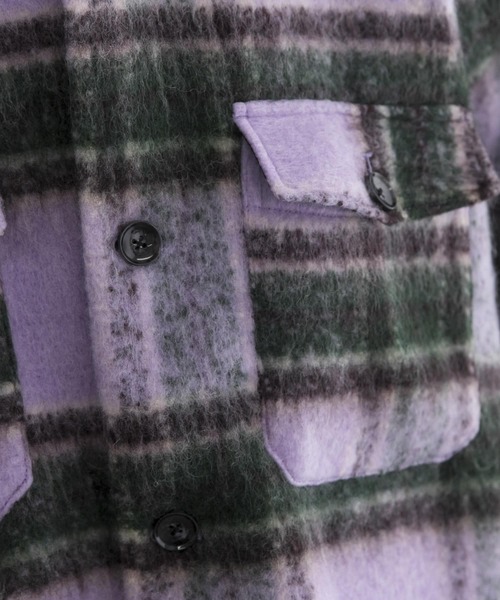 URBAN RESEARCH(アーバンリサーチ)の「URBAN RESEARCH iD CHECK CPO JACKET(その他アウター・メンズ・キャメル/パープル・LARGE/MEDIUM)」の18枚目の写真